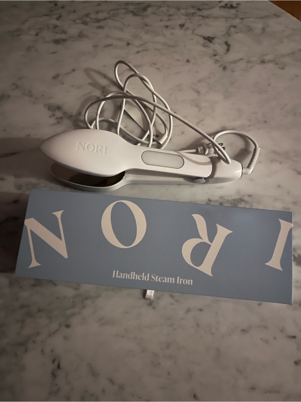 Nori Press Handheld Steam Iron Clothing Steamer White w/ Original Box